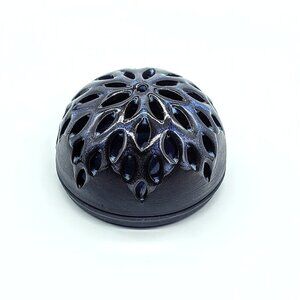 ESP Pottery Glazed Clay Candle Holder - Grey